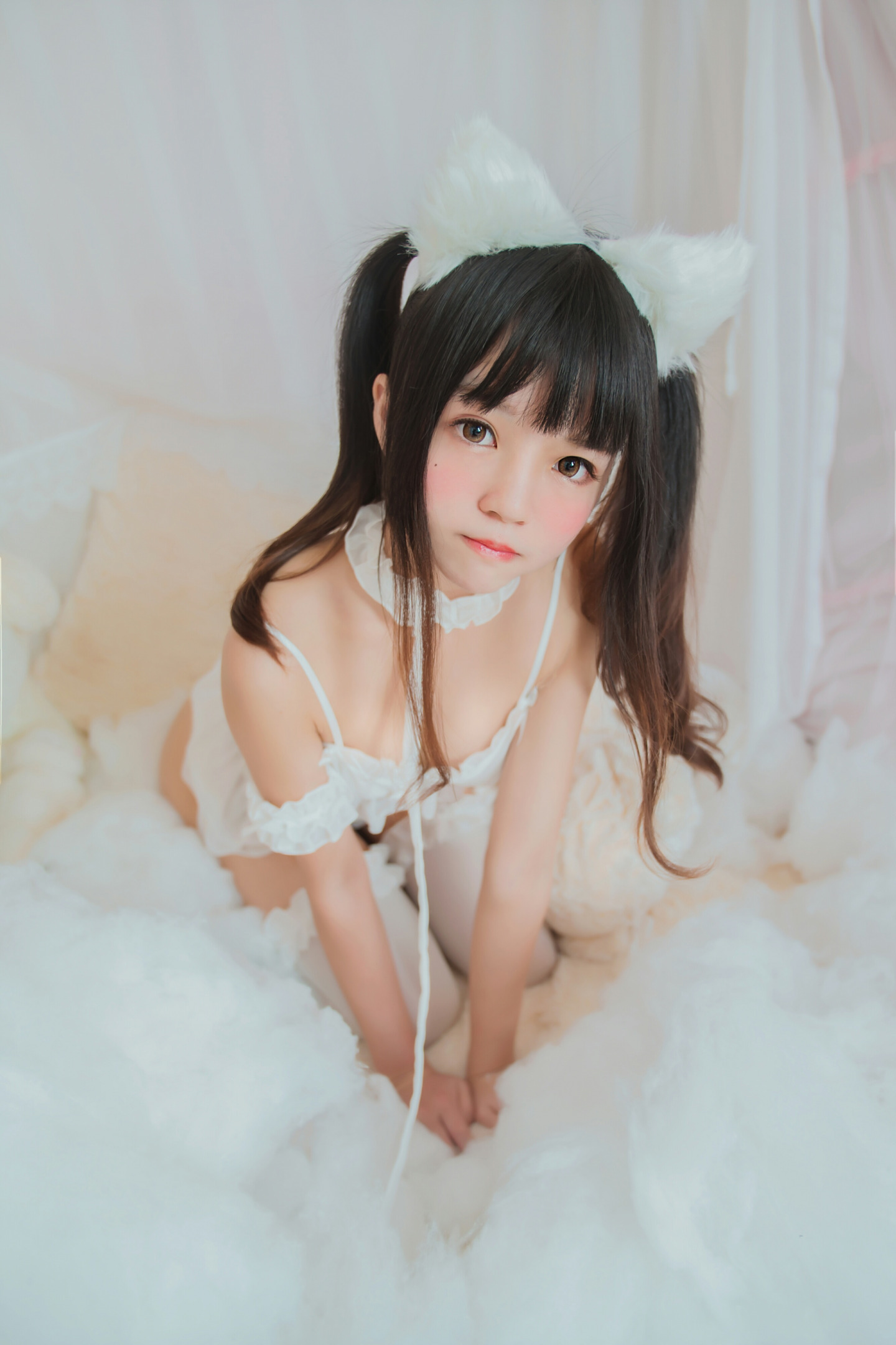 [萌系小姐姐] 桜桃喵 – 白猫 [32P] [P5]