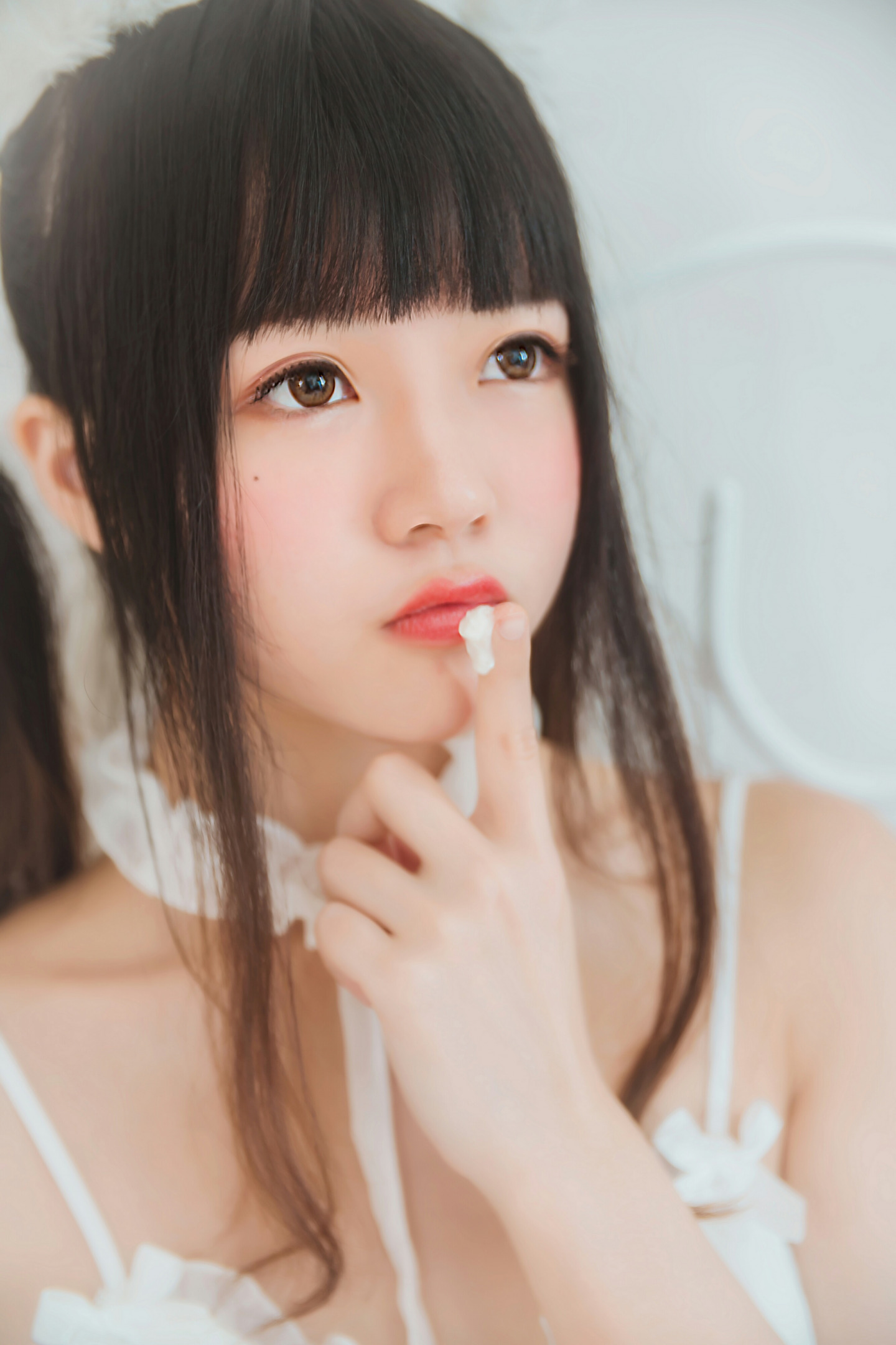 [萌系小姐姐] 桜桃喵 – 白猫 [32P] [P3]